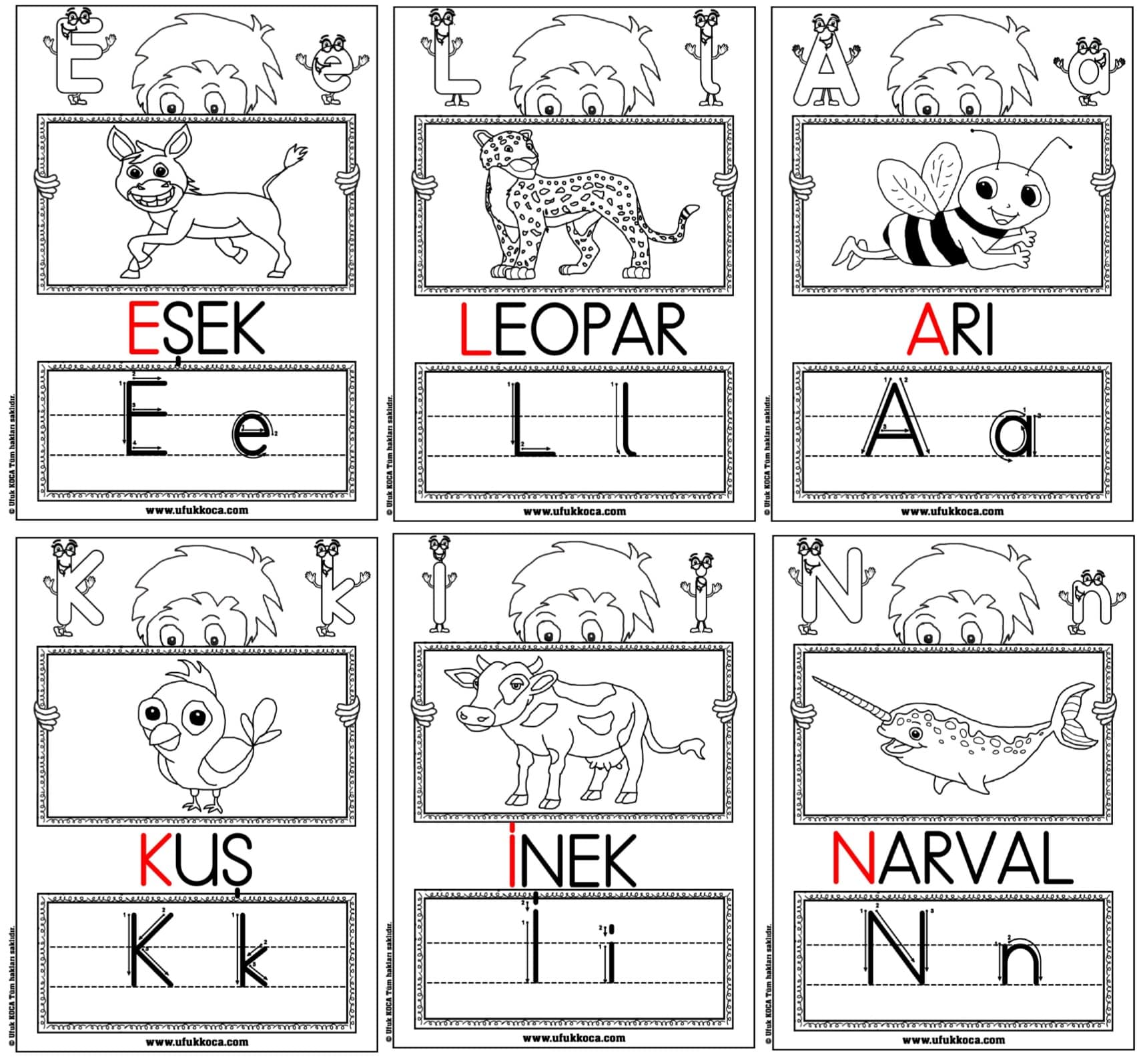 E harfi cizimleri boyama fikirleri images